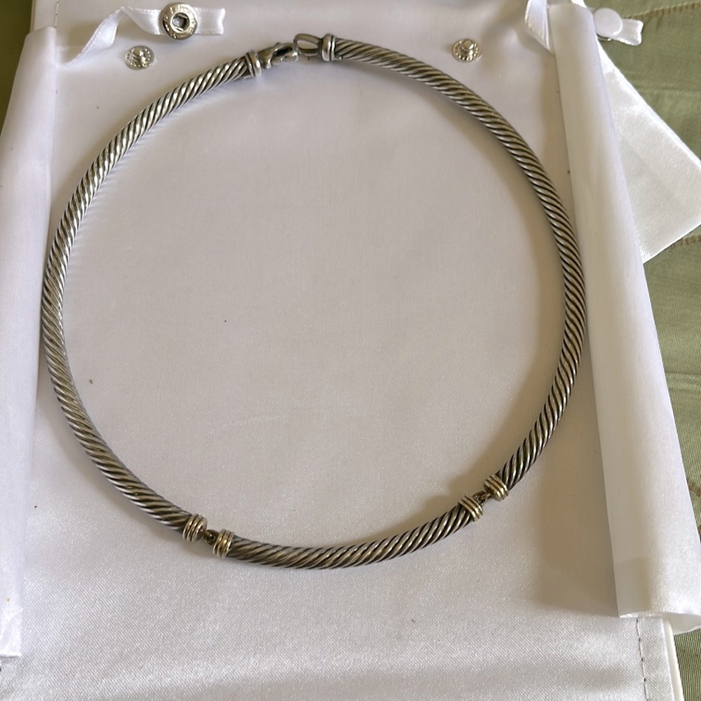 Excellent condition David Yurman Cable Necklace